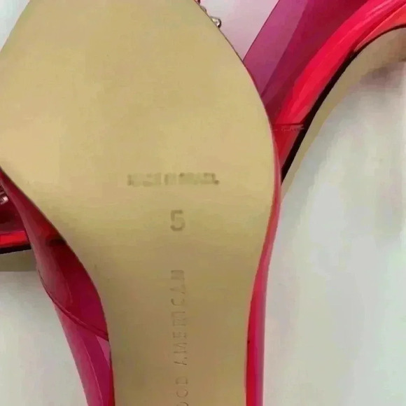 🆕 w/box Good American Cinder-f**cking Rella pumps hot pink /purple heels… - Picture 9 of 11